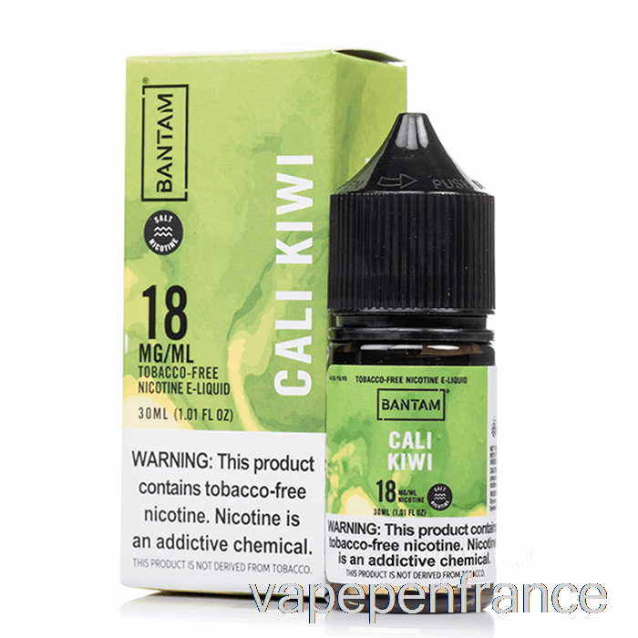 Sels De Kiwi De Cali - Vape Bantam - Stylo Vape 30 Ml 18 Mg